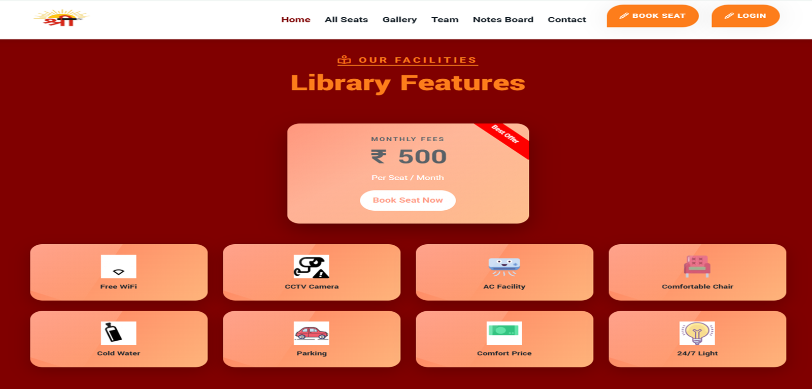 Library Management Website